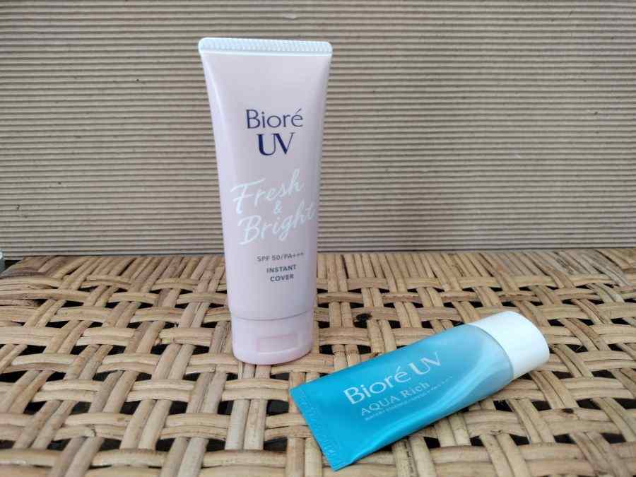 Fresh & Bright Biore Sunscreen Instant Cover